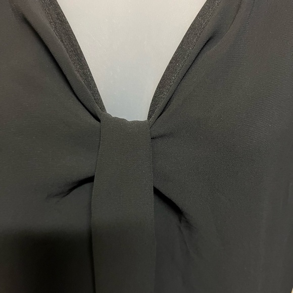 Ann Taylor blouse (black) - Beautiful, sheer size small - Picture 3 of 5